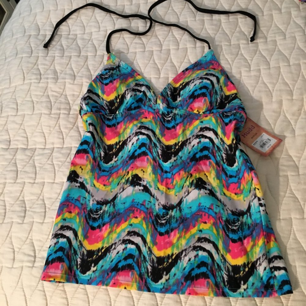 NEW 🎉 HOST PICK 🎉 Mudd Tie Dye Wave Tankini - Picture 4 of 10